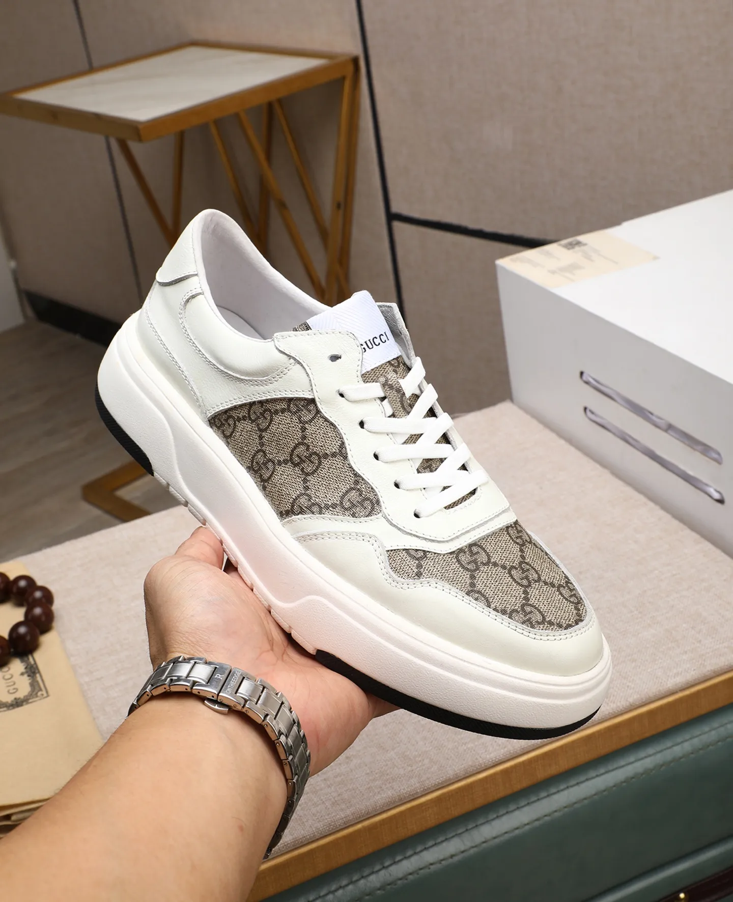 Men's men's shoes💰440 GUCCI🔍🔍2025 latest model On sale at the same time at the counter, original calfskin imported from Italy, genuine leather lining, (high-end, luxury, and class) exquisite workmanship, soles: original soles specially provided by the original factory, ⚠Exclusive double-layer movable molded soles are super comfortable⚠, real photos🎬The real ones are better🔍🔍"High quality·Follow the order" code number 38-44